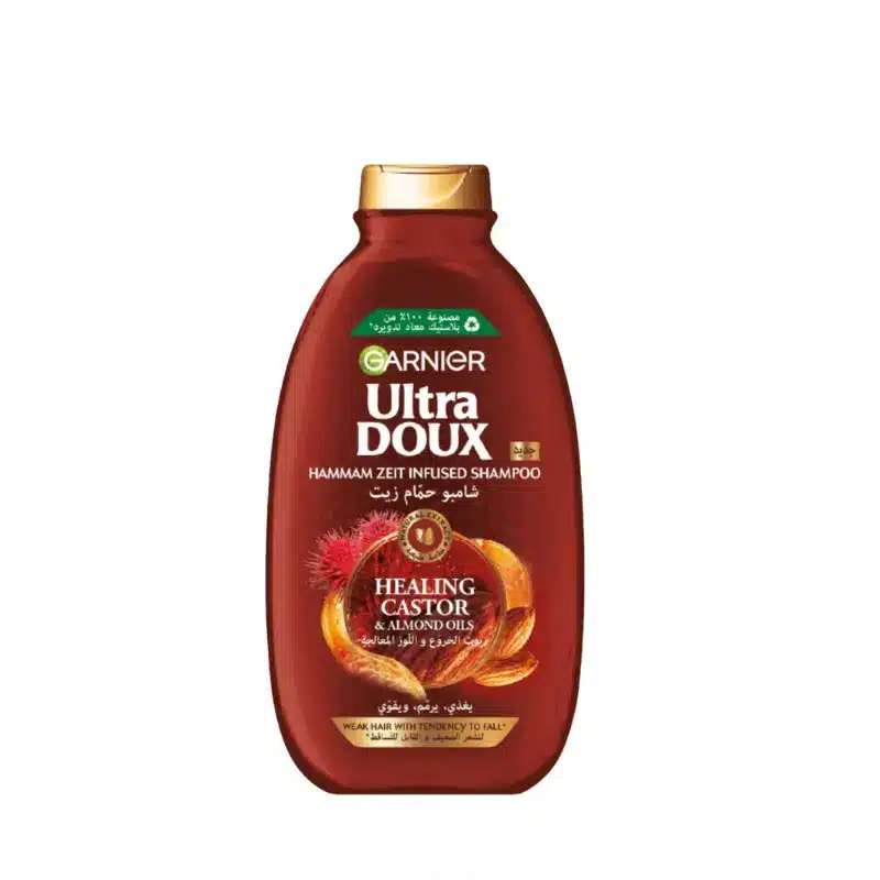 Ultra Doux Castor & Almond Healing Shampoo 400Ml - Image 2
