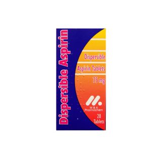 Aspirin Dispersible 75mg 28ct