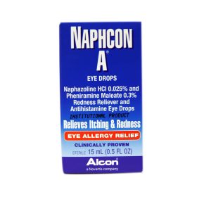 Naphcon A Eye Drops Allergy Relief 0.5floz (15ml)