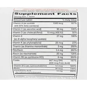 Rugby High Potency Multivitamin 130ct