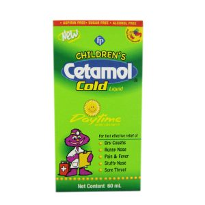 Children’s Cetamol Cold Liquid Daytime 60ml