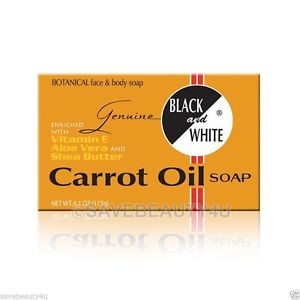 Black & White Carrot Oil Soap 6.1oz