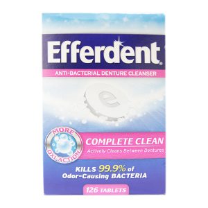 Efferdent Antibacterial Denture Cleansure 126’S