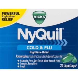 Vicks Nyquil Cold & Flu Liquid Caps 16ct