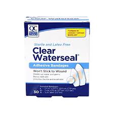 QC Adhesive Strips Clear Waterseal Assorted