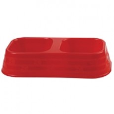 Pet King 2 Section Feeding Bowl