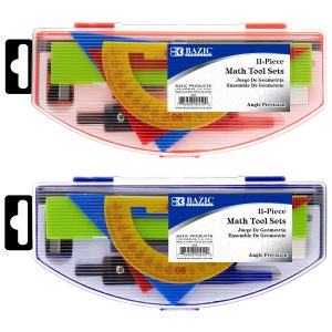 Bazic 11 Piece Compass & Maths Set #450