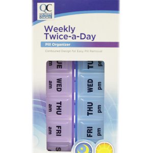 QC Weekly Twice-A-Day Pill Organizer