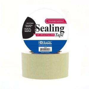 Bazic 2.83″ X 109.3yd Clear Packing Tape #924