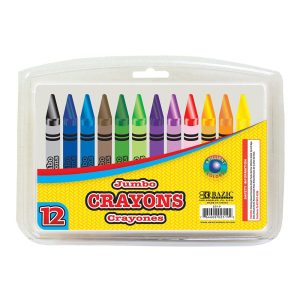 Bazic Premium Quality Jumbo Crayon #2519