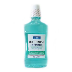 Lucky Mouthwash Winter Green Mint 16.9oz