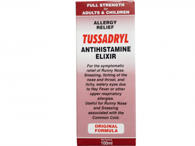 Tussadryl Antihistamie Elixir 100ml