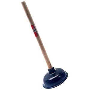 Toilet Plunger With Wood Handle