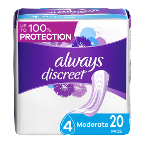 Always Discreet Pads No Perfume 20ct
