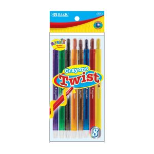 Bazic 8 Color Propelling Crayons