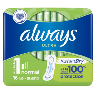 Always Ultra Protection Normal Without Wings 16ct