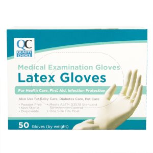 Quality Choice Latex Examination Gloves Osfm
