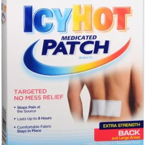 Icy Hot Medicated Back Patch Extra Strength And Large Areas