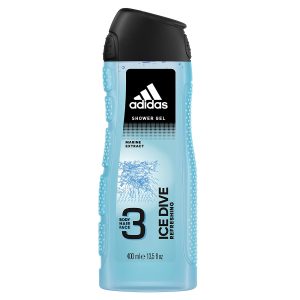 Adidas 3-In-1 Body Wash Ice Dive 400ml