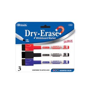 Bazic Magnetic Dry Erase Markers Assorted