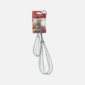 Chef Valley Chrome Plated Egg Whisk 2 Piece