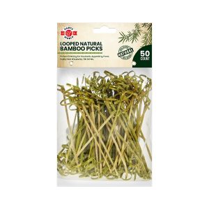 U Looped Natural Bamboo Picks 50ct