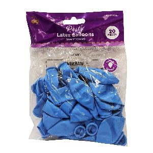 Party Balloons Blue 9″ 20ct