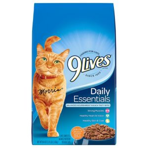 9 Lives Daily Essential Dry Cat Food 3.15lbs