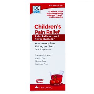 Quality Choice Children’s Pain Relief Cherry Flavor 4oz