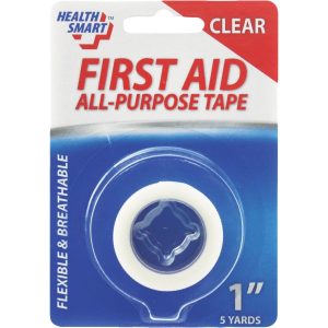 Health Smart First Aid Clear Tape 1″x5y
