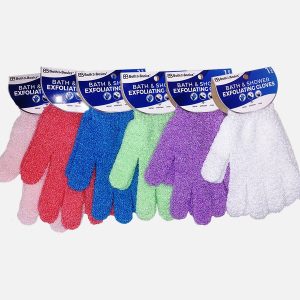 Bath & Basics Bath And Shower Exfoliating Gloves