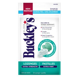 Buckley’s Lozenges Extra Strength Menthol Outburst