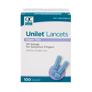 QC Lancets Super Thin 30g 100ct