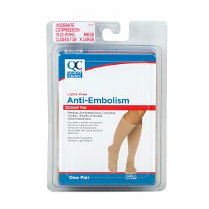 QC Anti-Embolism Knee Close Toe 15-20mm Xtra Large