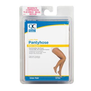 QC Pantyhose Medium Moderate Beige 15-20mm