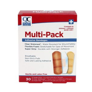 QC Adhesive Bandages Assorted Multi-pack