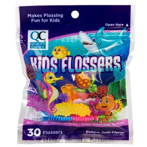 Quality Choice Kids Sea Life Bubble Gum Flossers 30ct