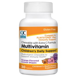 Quality Choice Children’s Chewable Multivitamin With Xtra C Orange