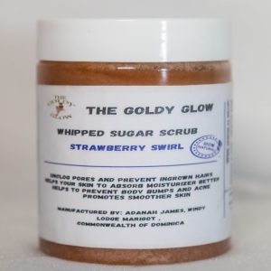 The Goldy Glow Strawberry Swirl Scrub 8oz