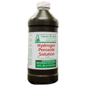 Aaron Hydrogen Peroxide Solution 16floz/ 473ml