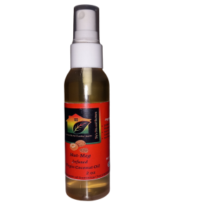 Sly’s Oils And Butter Nutmeg Infused Coconut Oil 2oz